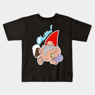 Chillin’ Gnome with Text Kids T-Shirt